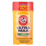 Arm & Hammer, UltraMax™, твёрдый дезодорант-антиперспирант, свежесть, 2 шт. по 73 г (2,6 унции) в упаковке