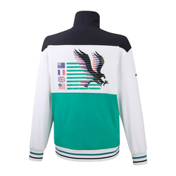 Мужская теннисная кофта Mizuno Archive Jacket - white