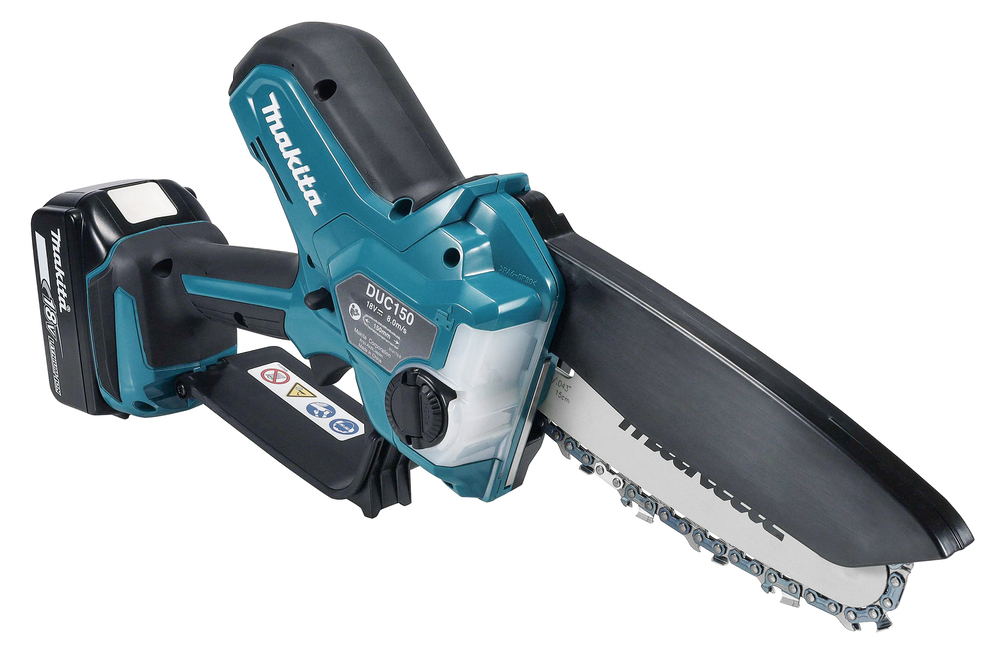 Пила цепная аккум. LXT BL 18В, 320Вт, 6"/15см, 0,325", 1,1мм, 8м/с, XPT Makita DUC150Z