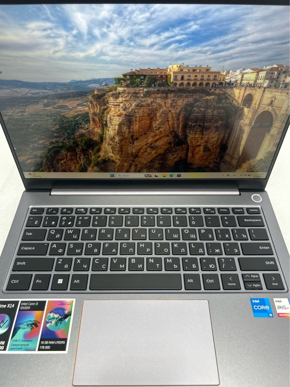 Ноутбук Machcreator Prime X14 (JB0C1E001RU) 14.1"/Intel Core i5-12450H/RAM 16GB/SSD 1024GB/Intel UHD Graphics/2880x1800/IPS/120Hz/Windows 11/Подсветка кл-ры: LED/Серый. Состояние: B1