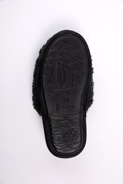 меховые тапочки из овчины