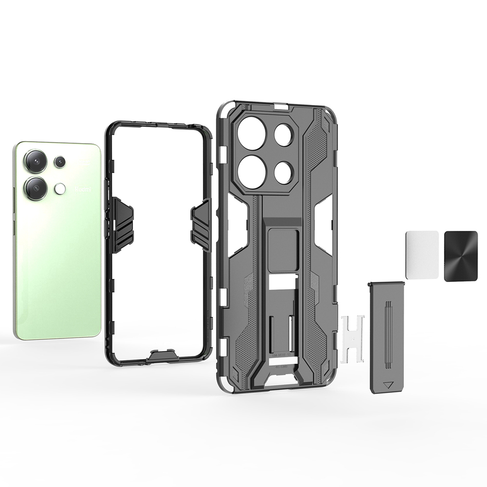 Противоударный чехол с подставкой Transformer для Xiaomi Redmi Note 13 4G