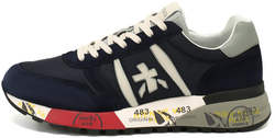 Premiata Lander 3756 темно-синие с красным