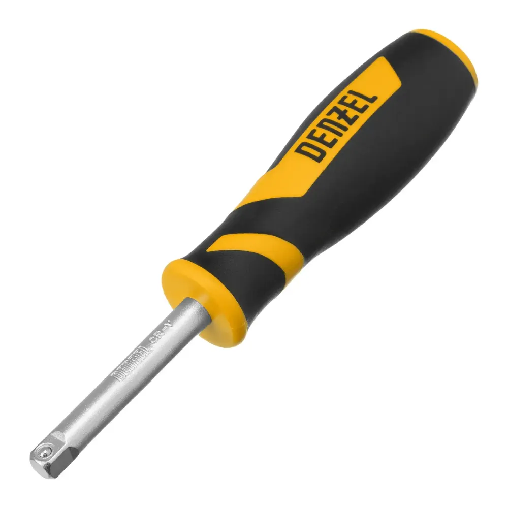 Набор инструментов, 1/2", 3/8", 1/4", CrV, S2, пластиковый кейс, 232 предмета Denzel