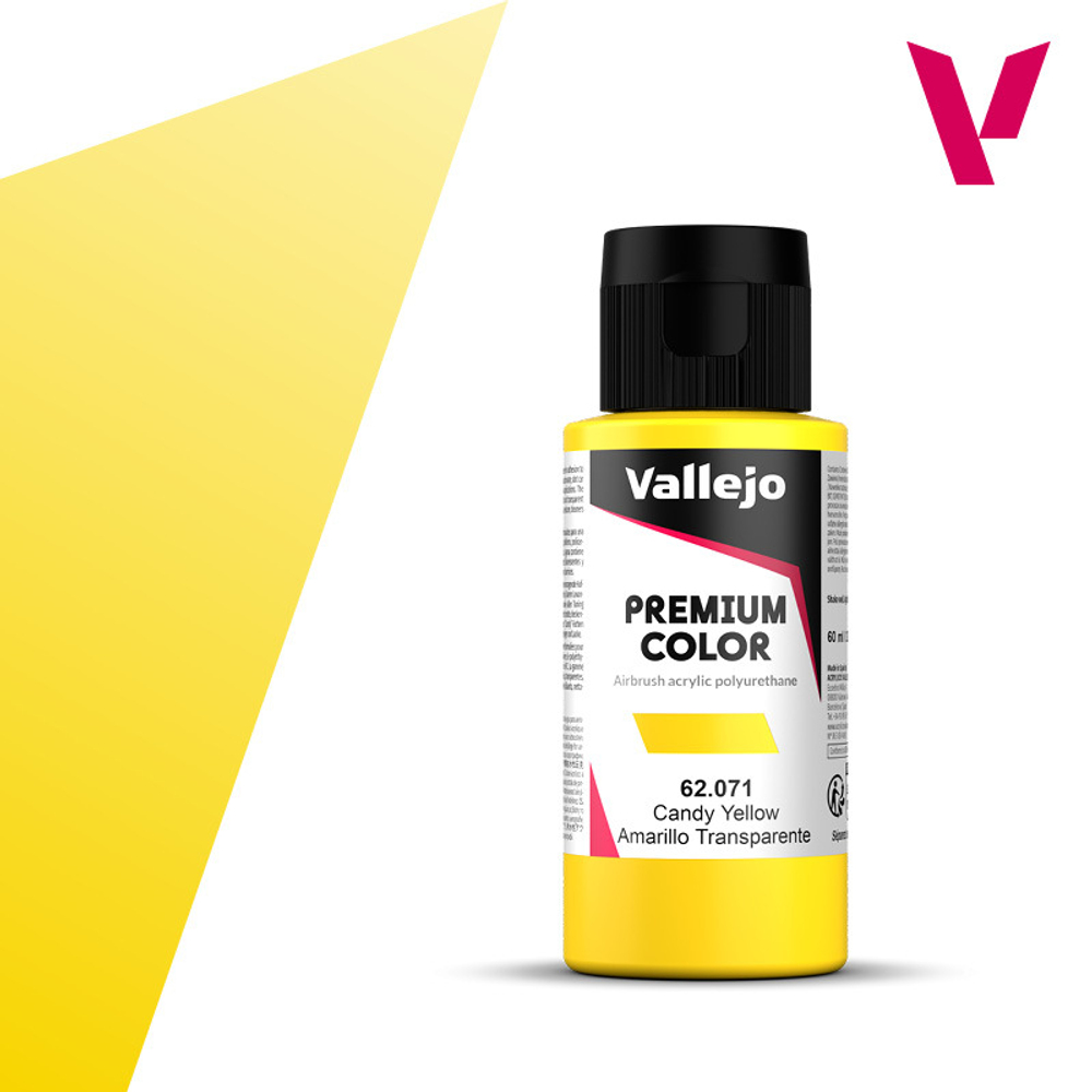 Premium color 60ml - Candy Yellow