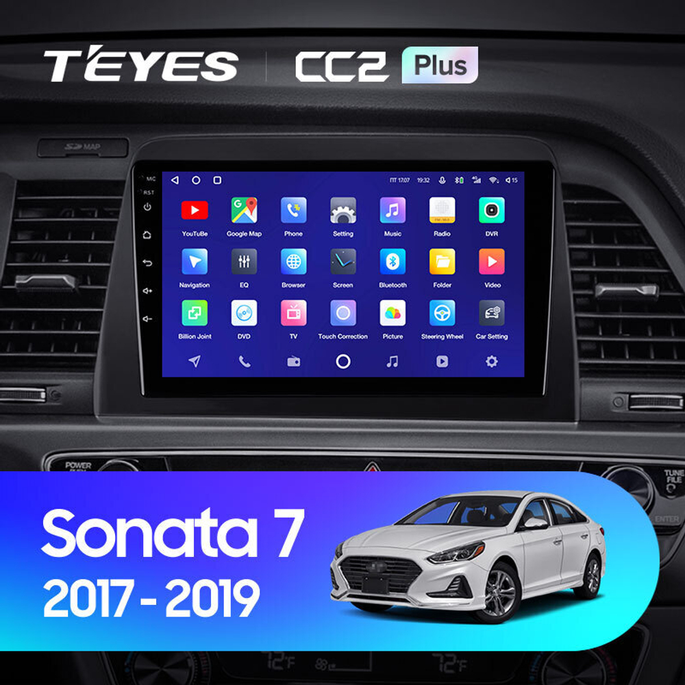 Teyes CC2 Plus 9" для Hyundai Sonata 2017-2019