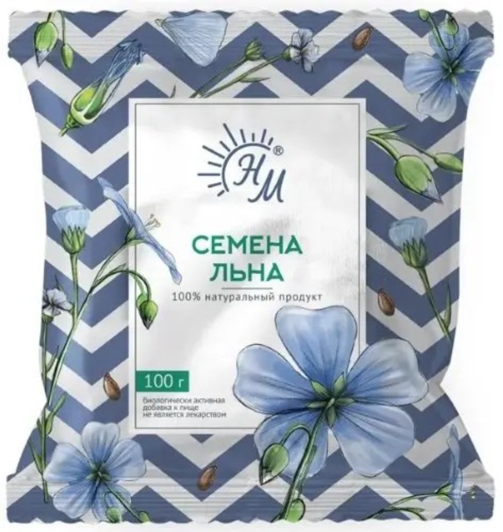 ЛЬНА СЕМЕНА СОЛНАТ 100 г пакет