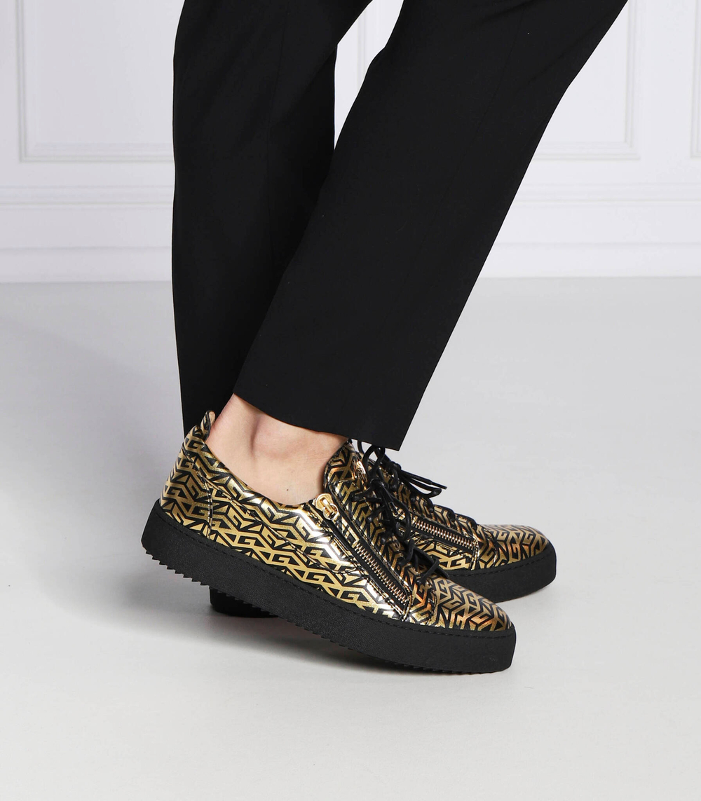 кроссовки logoball Giuseppe Zanotti - золотой(RU20051)