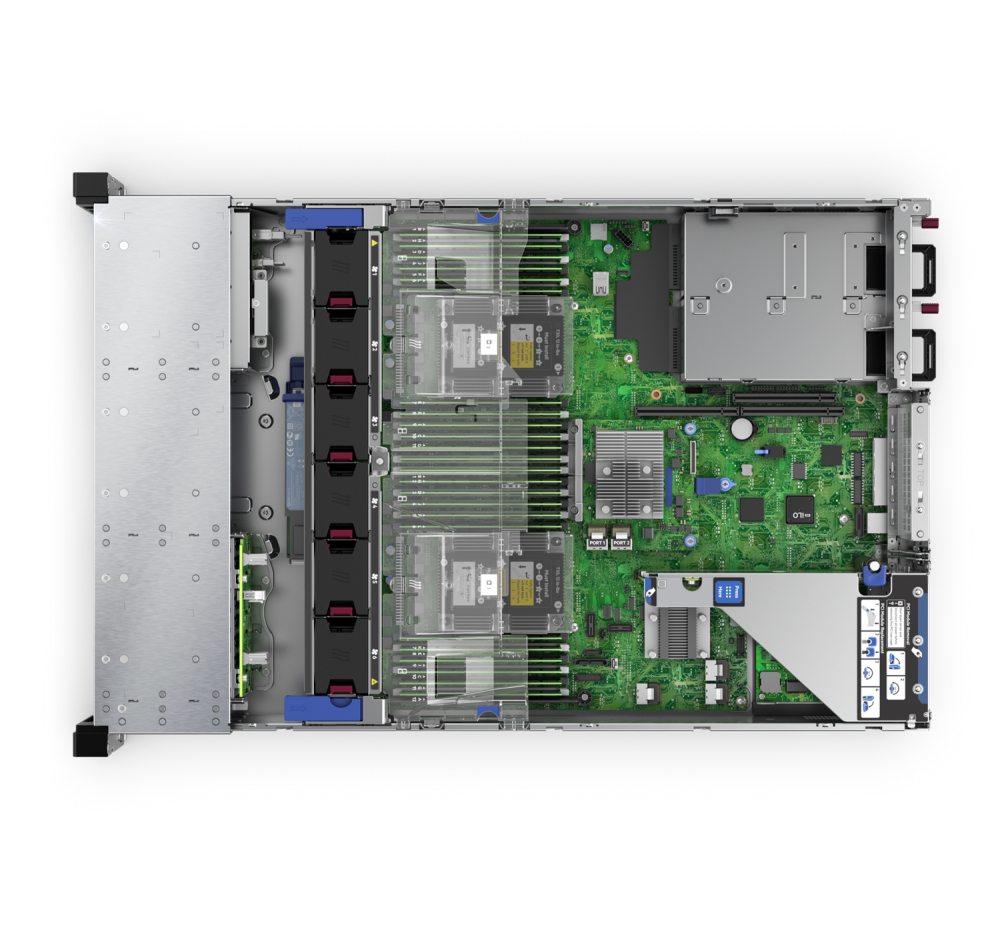 Стоечный сервер - HP Enterprise ProLiant DL380  Gen10, 2U, 8x 3.5“, 1x Xeon[3204] 6 Cores, 16Gb, P20182-B21