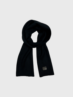 Шарф Calvin Klein Solid Ribbed Black Beauty
