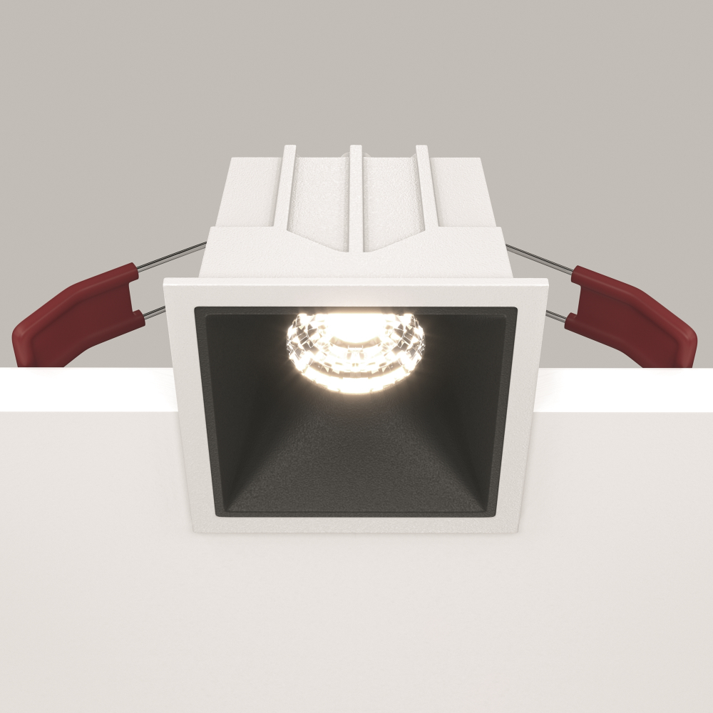 Встраиваемый светодиодный светильник Maytoni Alfa LED DL043-01-10W4K-SQ-WB