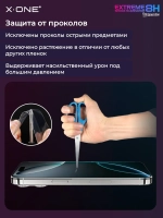 Непробиваемая бронепленка iPhone 15 Pro X-ONE Extreme Shock Eliminator 5-го поколения