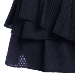 Женская теннисная юбка Lucky in Love Wavy Pleat Tier Skirt Women - Dark Blue