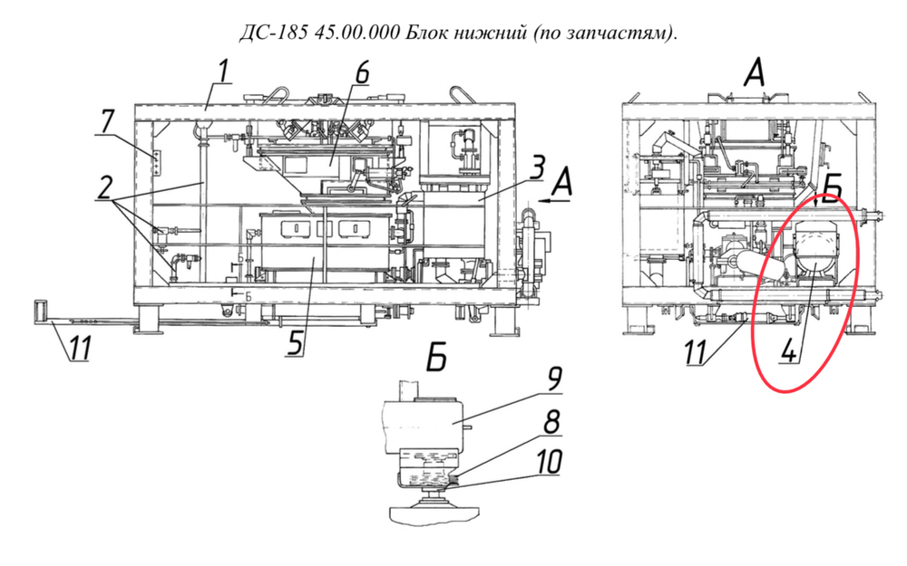 ДС-185/3333300391 Двигатель 4АМ225М8У3