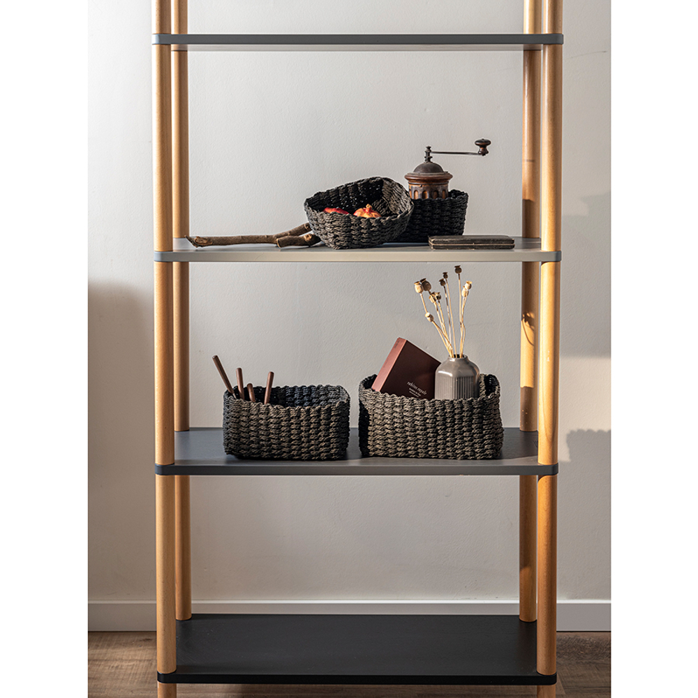 Корзина для хранения hagen, 34х22х15 см, черная