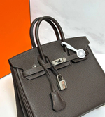 Сумка Hermes Birkin 25 и 30 цвета черный шоколад
