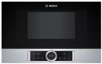 Микроволновая печь встраиваемая Bosch BFL634GS1, черный/серебристый