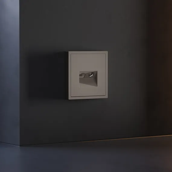 Накладка для розетки TV+RJ45 Voltum S70 Капучино VLS002714