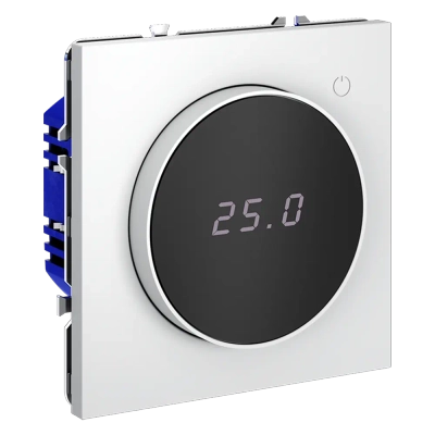 VLS070102 Терморегулятор электронный VOLTUM S70 с индикацией и датчиком, для теплого пола, (белый матовый). (ТМ Maytoni)