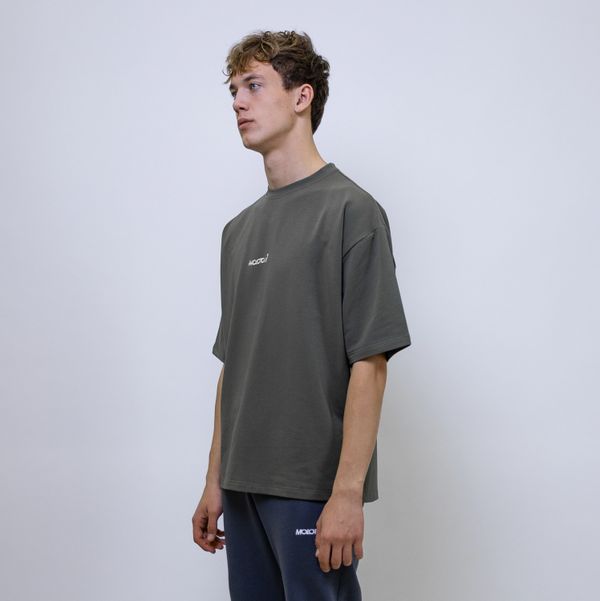 Футболка Molotov Basic OVERSIZED Зеленая - фото 3