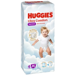 Трусики-подгузники Huggies Ultra Comfort Мал 4 46шт