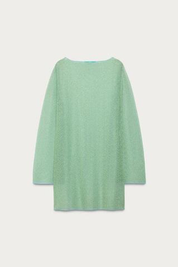 ZARA X MARISA BERENSON ПОЛУПРОЗРАЧНОЕ ТРИКОТАЖНОЕ ПЛАТЬЕ, ЦВЕТ МОРСКОЙ ВОЛНЫ