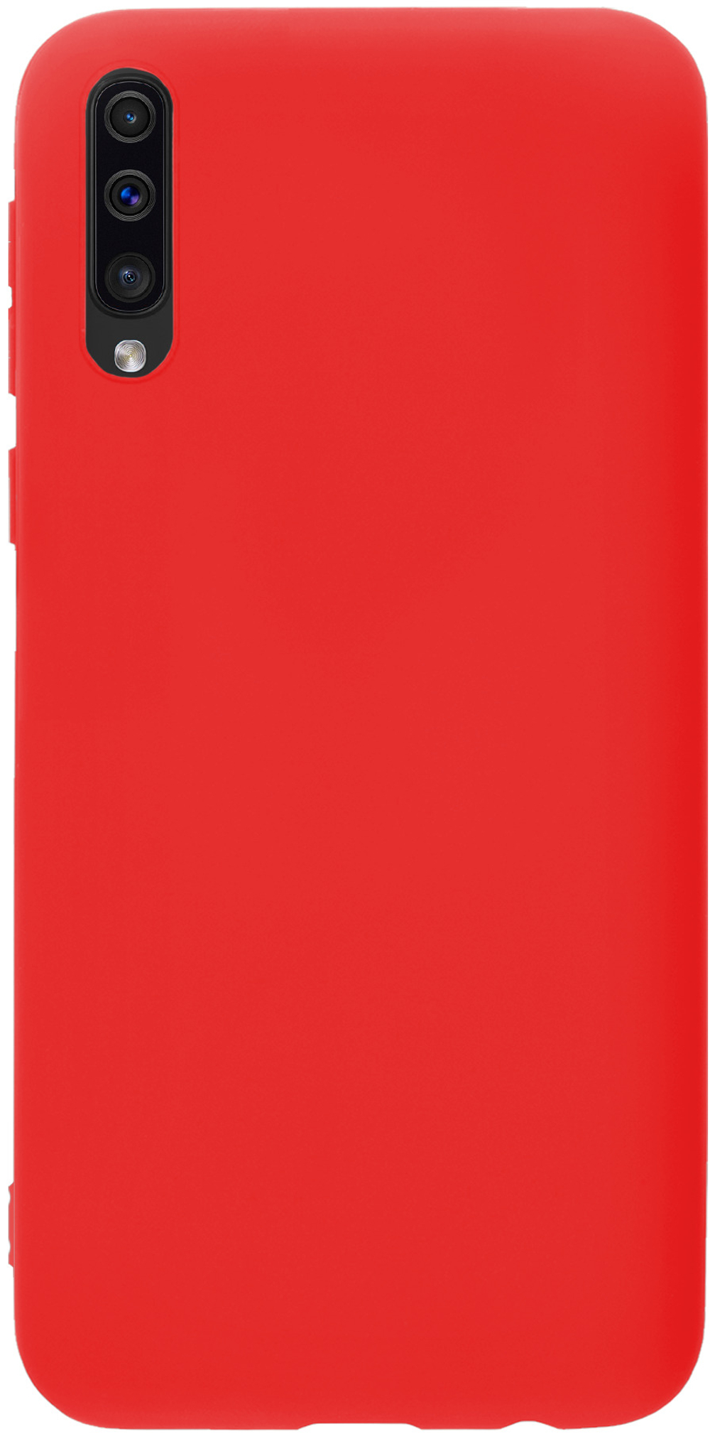 Мягкий Soft Touch чехол из силикона для SAMSUNG GALAXY A50 / 50s / 30s с бархатной подкладкой