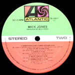 Mick Jones / Mick Jones (LP)