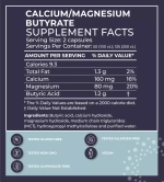Bodybio sodium butyrate 60 caps.