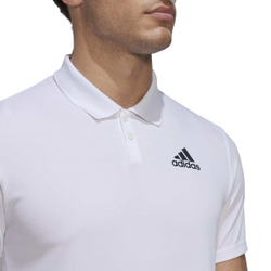 Мужское теннисное поло Adidas Club Pique Polo - white/black