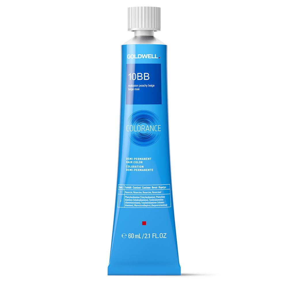 Goldwell Colorance 10BB персиково-бежевый блонд 60 мл, Для услуг в салоне