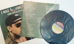 Винтажная виниловая пластинка LP Сборник Adriano Celentano I Miei Americani (Tre Puntini) 2 (Italy 1986)