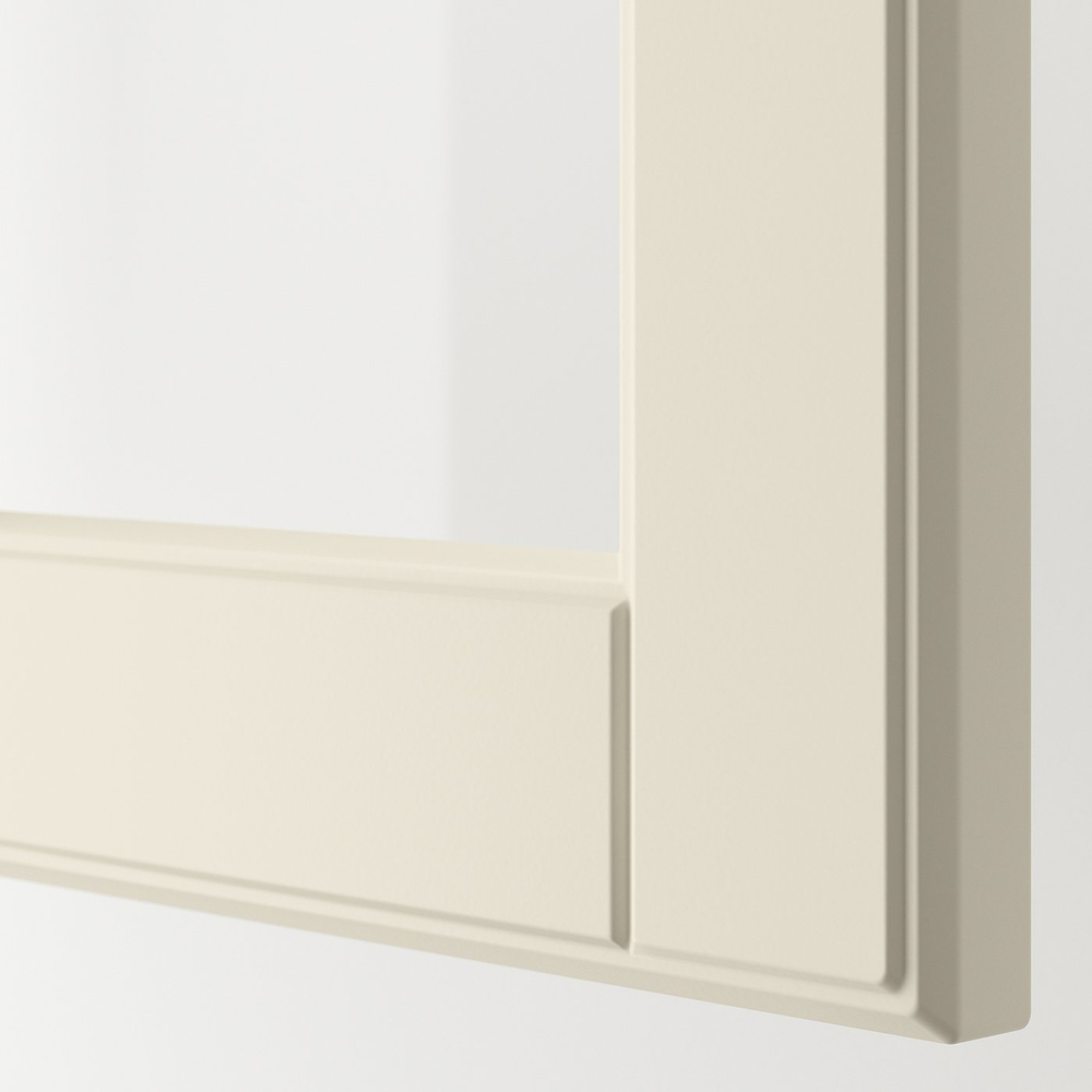 IKEA BODBYN  (ИКЕА БОДБИН)  -  Дверь стеклянная - кремовый 40x40 см