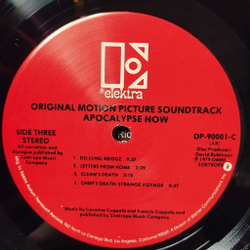Винтажная виниловая пластинка LP Carmine Coppola and Francis Coppola Apocalypse Now Motion Picture Soundtrack (USA 1979)
