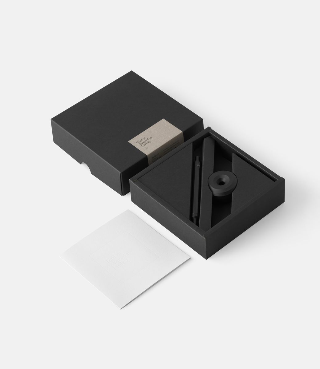 HMM Gift Pack Metal Writing Set BK — ручка и пресс-папье из алюминия