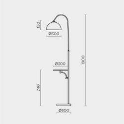 Напольный светильник MODEMODERN MD.6617.01FL