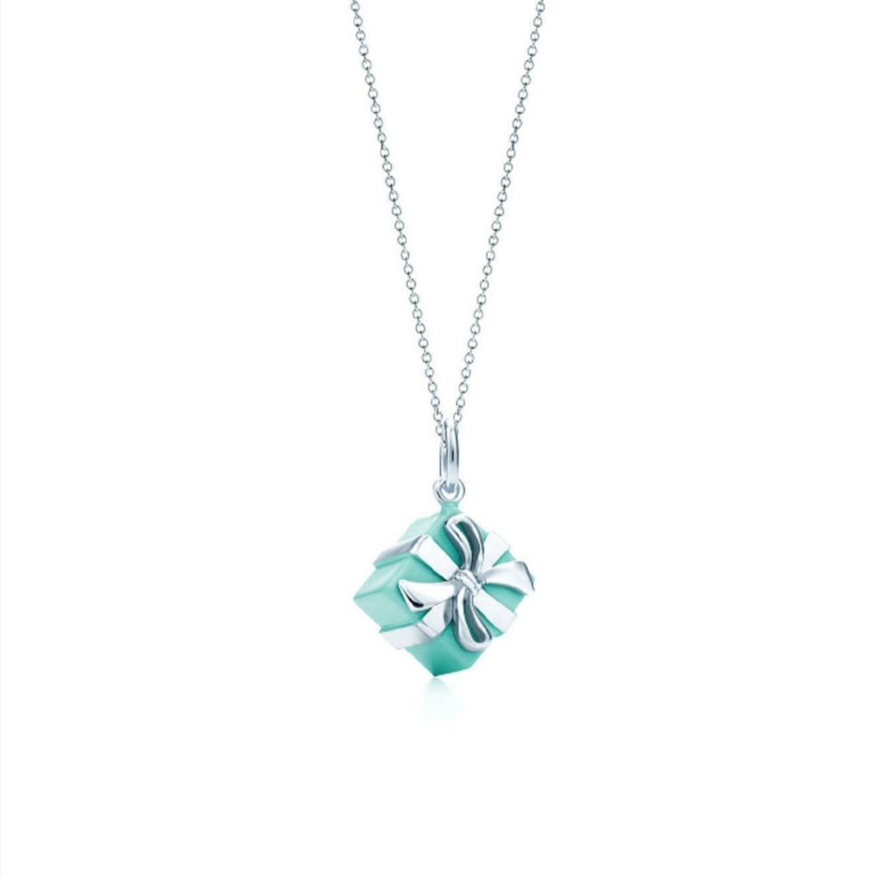 Подвеска "подарок" Из серебра 925 , Tiffany💠Box
