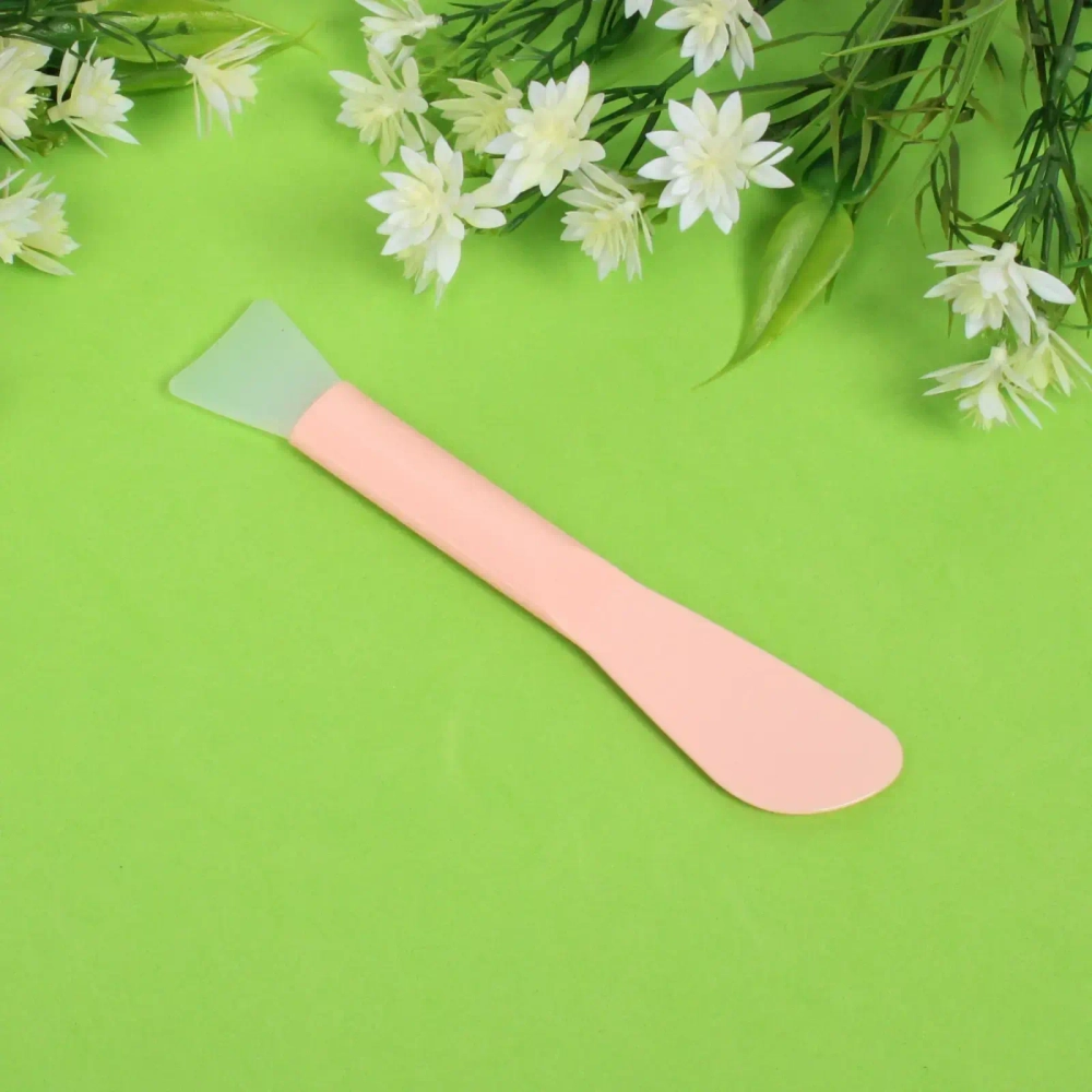 Кисть для нанесения масок»Beauty Bar», цвет персиковый, 16*2,8см