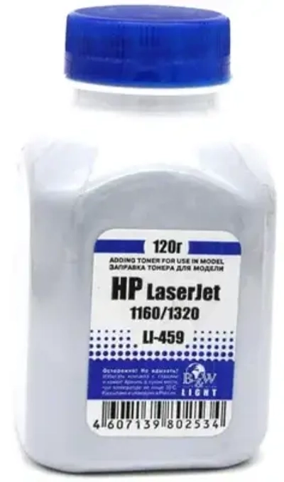 Тонер для картриджей HP Q5949A, Canon CRG-708 (120г) Black&White Light Россия