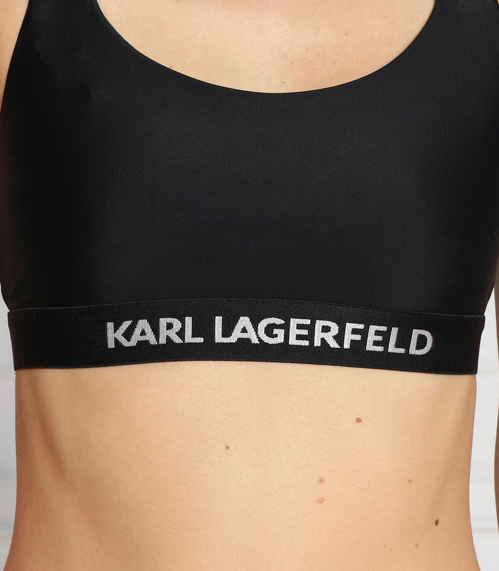 топ бикини Karl Lagerfeld - черный(230W2213)