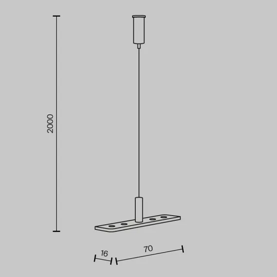 Подвесной комплект Accessories for tracks Basity TRA172SW-R-1B Maytoni