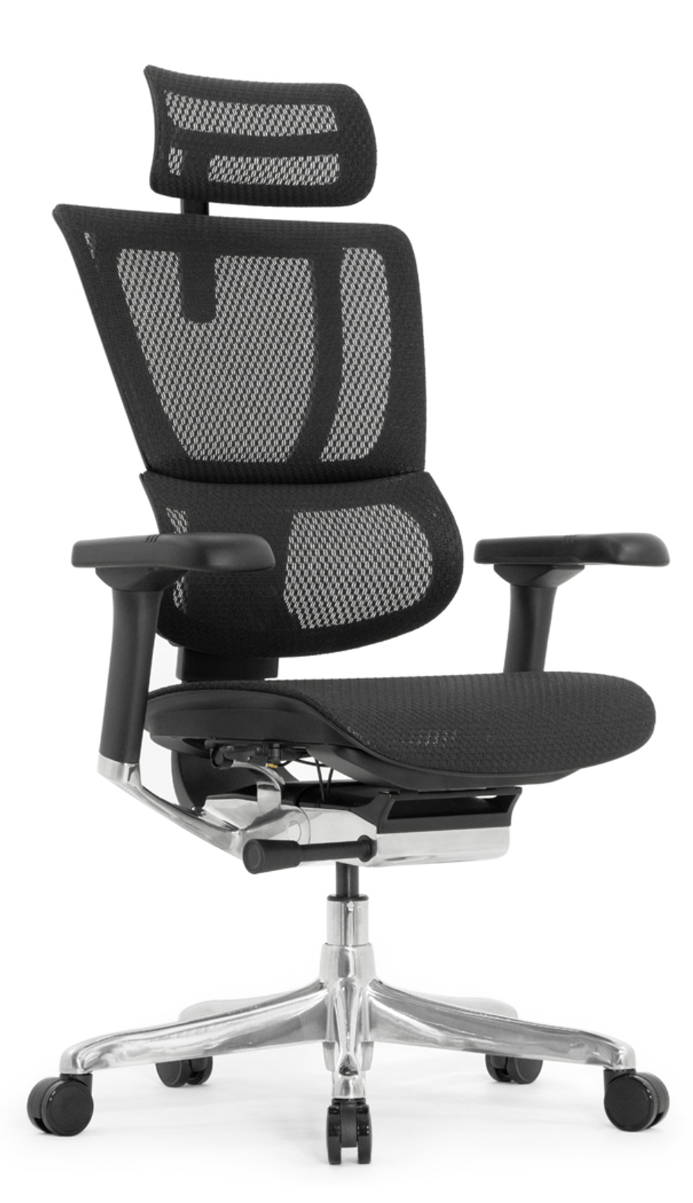 Кресло FALTO IOO-E2 ELITE (Черн каркас/сетка Black T-168-B1/крестовина металл)