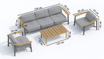 Лаунж зона Ideal Patio ДЕСКАНТО с трехместным диваном