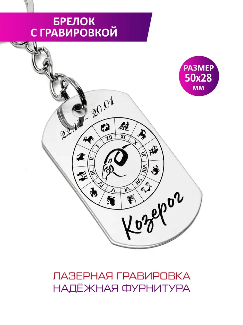 Брелок "Знак зодиака Козерог".