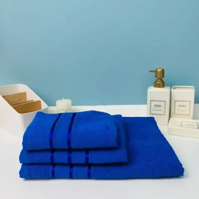 Полотенце махровое 30*50см «Comfort» цвет сапфировый 04-040, плотность 300гр/м2 TJ
