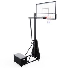 Мобильная баскетбольная стойка DFC STAND60G, 152 х 90 см / закаленное стекло
