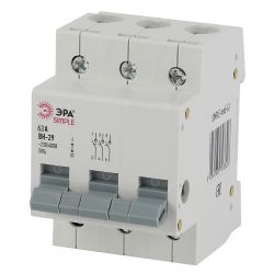 Выключатель нагрузки ЭРА SIMPLE SIMPLE-mod-66 3P 63А ВН-29 | Электротовары
