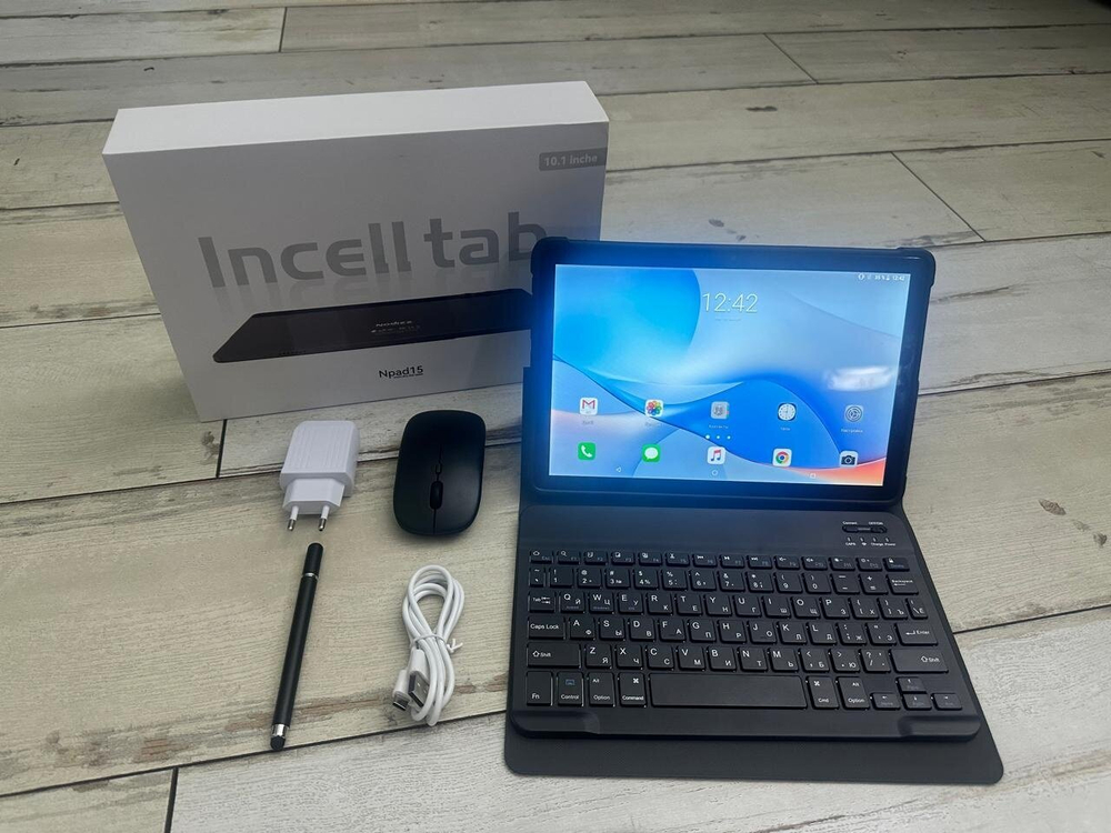 Планшетный компьютер Nodizz Npad 15,12 ГБ ОП, 512ГБ НП, Android 14, экран 10.1" синий