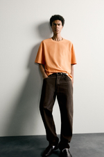 ФУТБОЛКА RELAXED FIT СО ШВОМ — ZARA