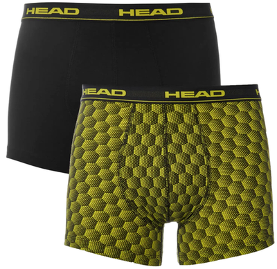 Мужские спортивные боксеры Head Men's Boxer 2P - yellow/black